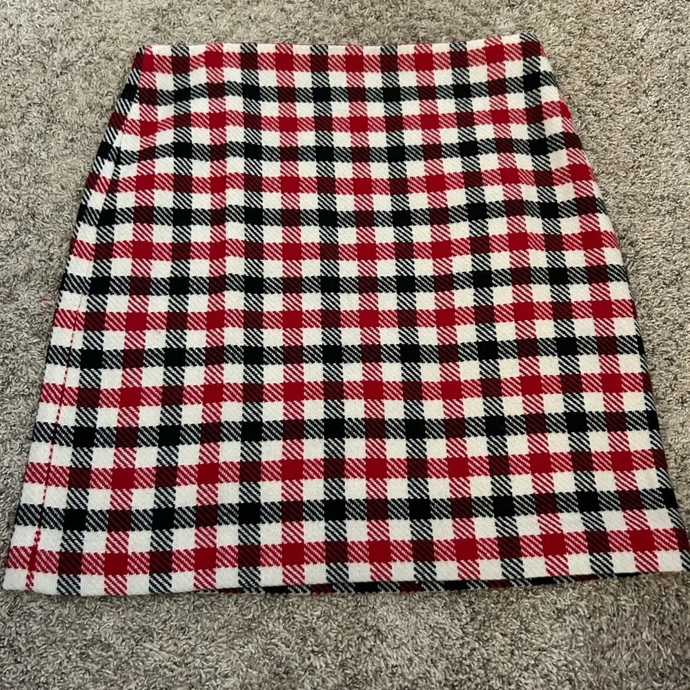 Check mini skirt